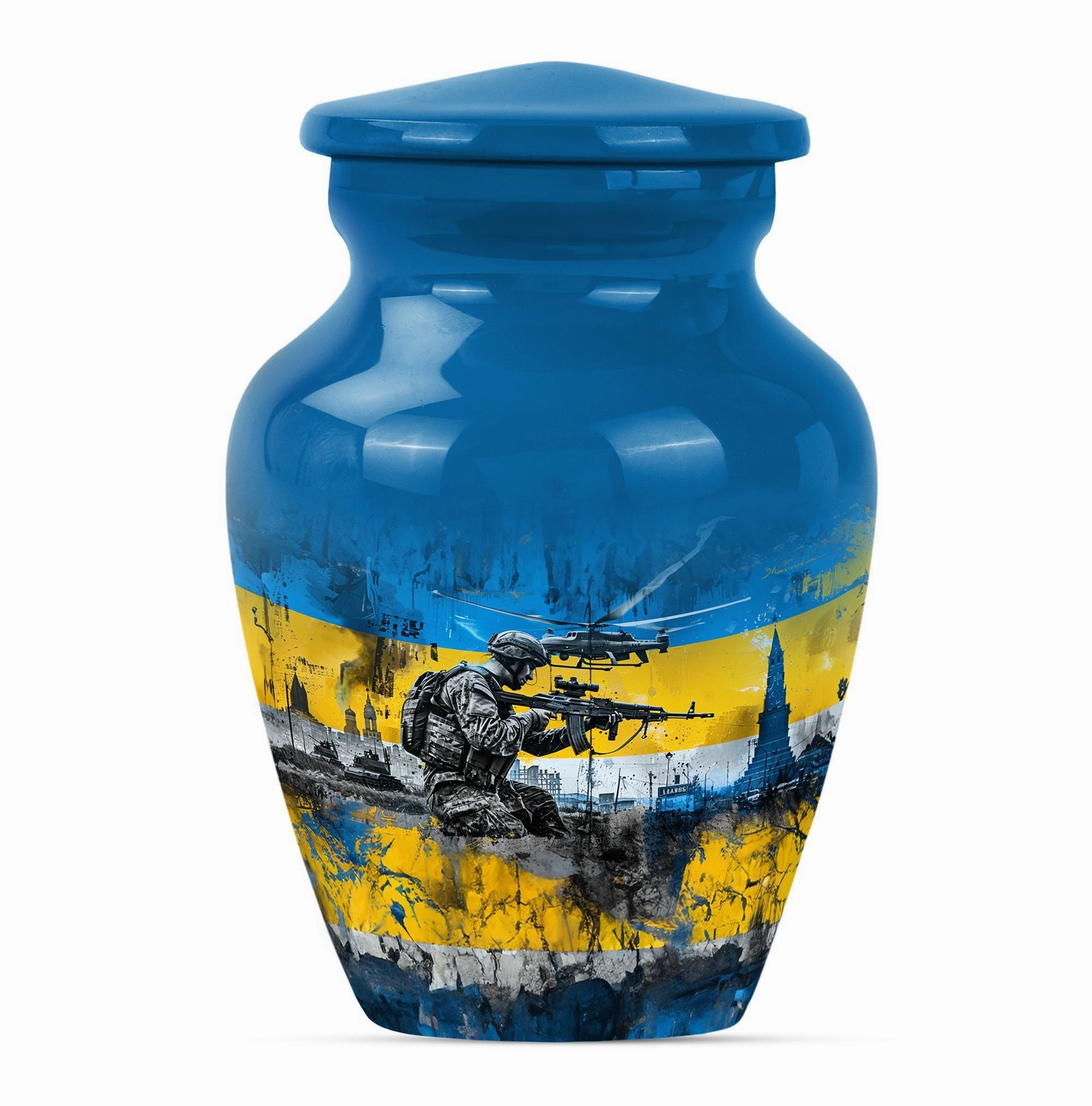 Honoring Passage: Elegant Military Urn and Cremation Solution
