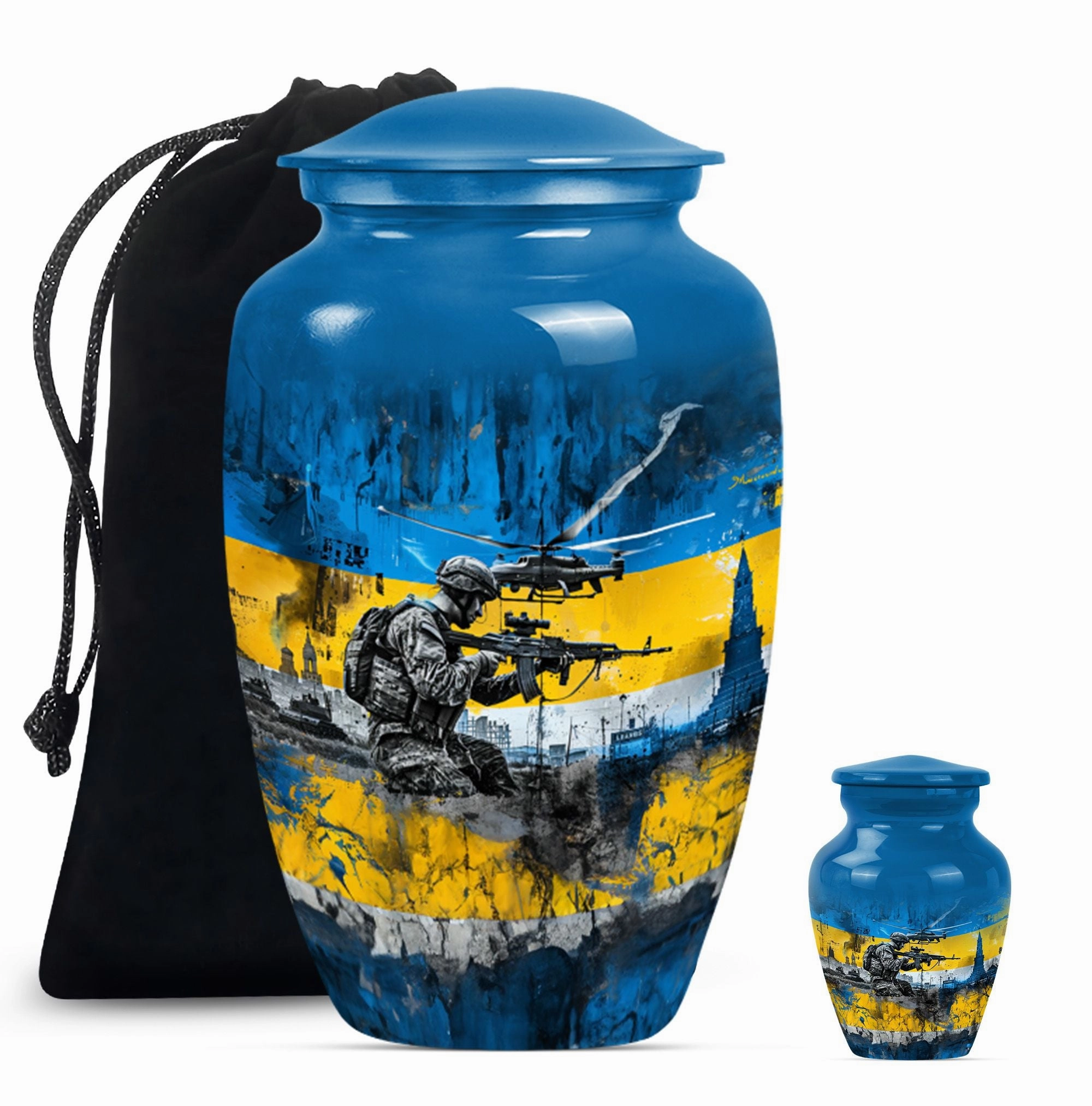 Honoring Passage: Elegant Military Urn and Cremation Solution