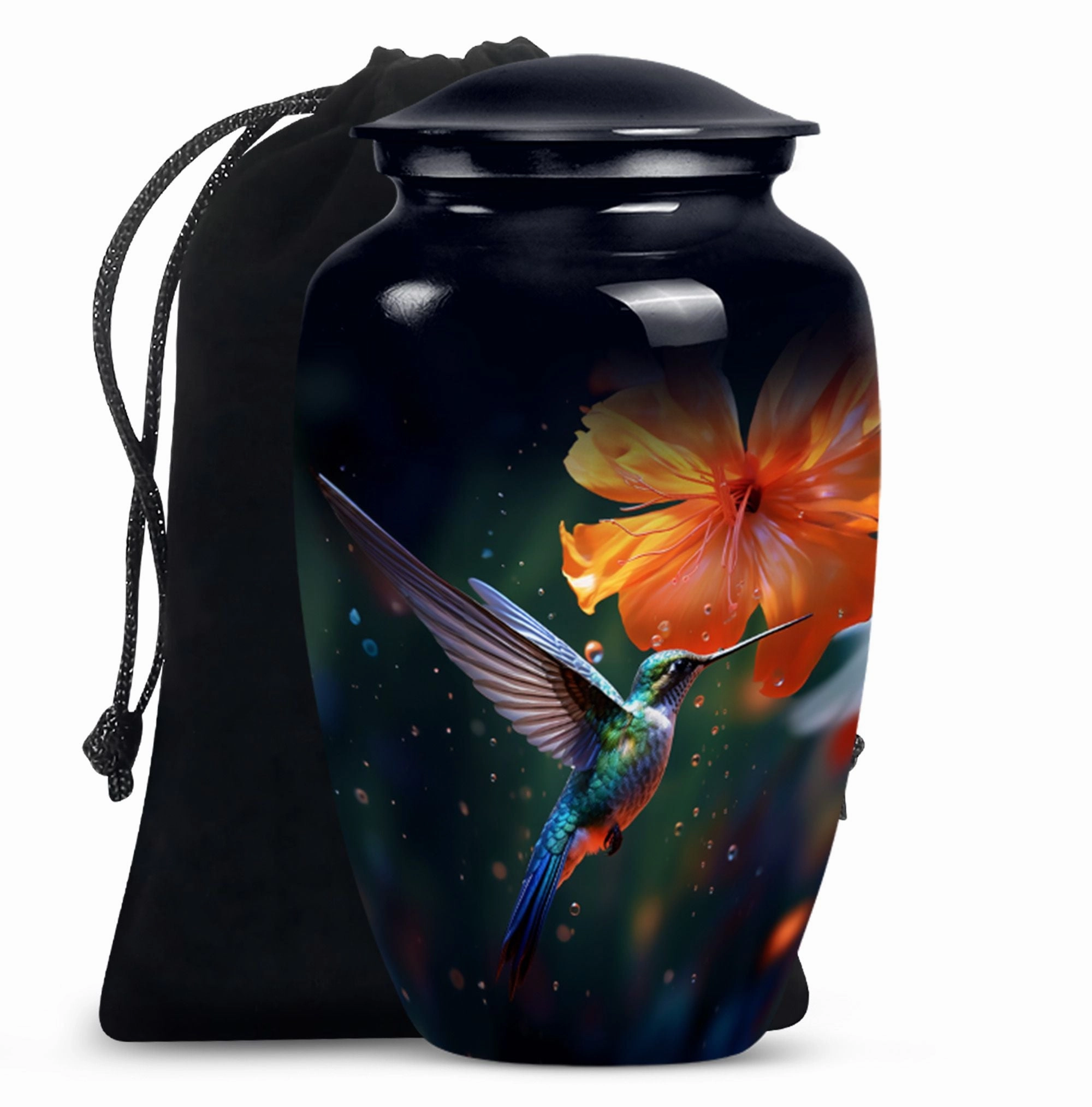 Humming Birds Urn: Memorial Keepsake for Mother's Ashes