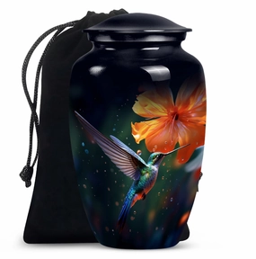 Humming Birds Urn: Memorial Keepsake for Mother's Ashes