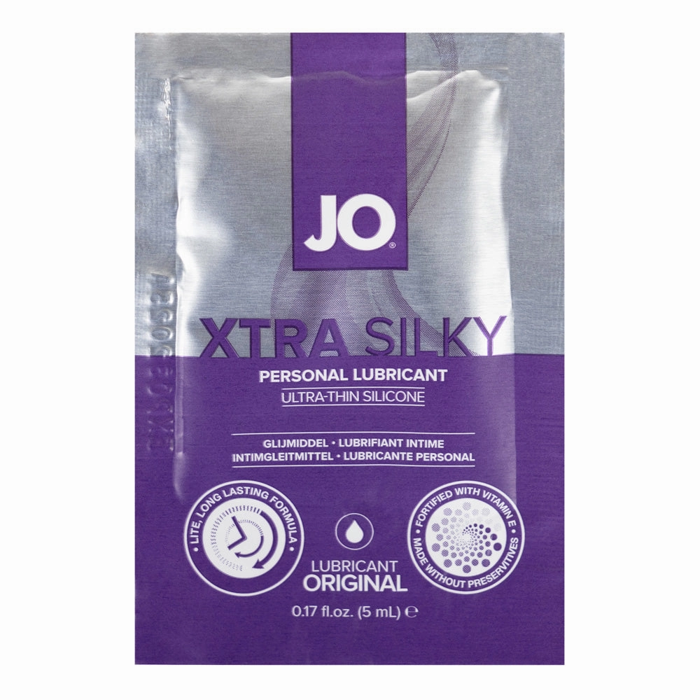 JO Xtra Silky Ultra-Thin Silicone Lubricant 5ml Sachet