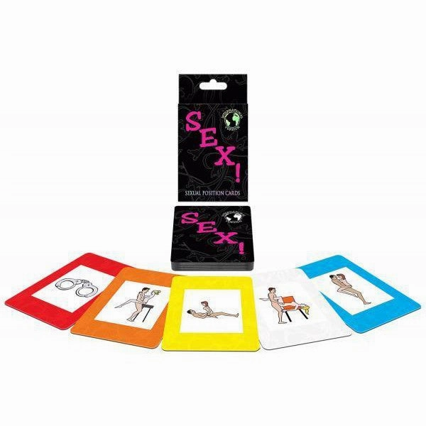 Kheper Games - International Sex! Sexual Position Card Game (Black)