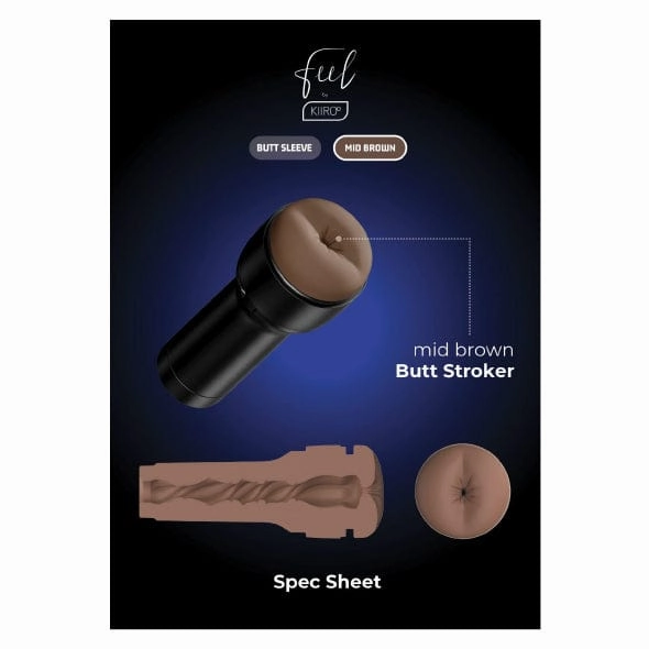 Kiiroo - Feel Generic Stroker Butt Sleeve Male Masturbator (Mid Brown)