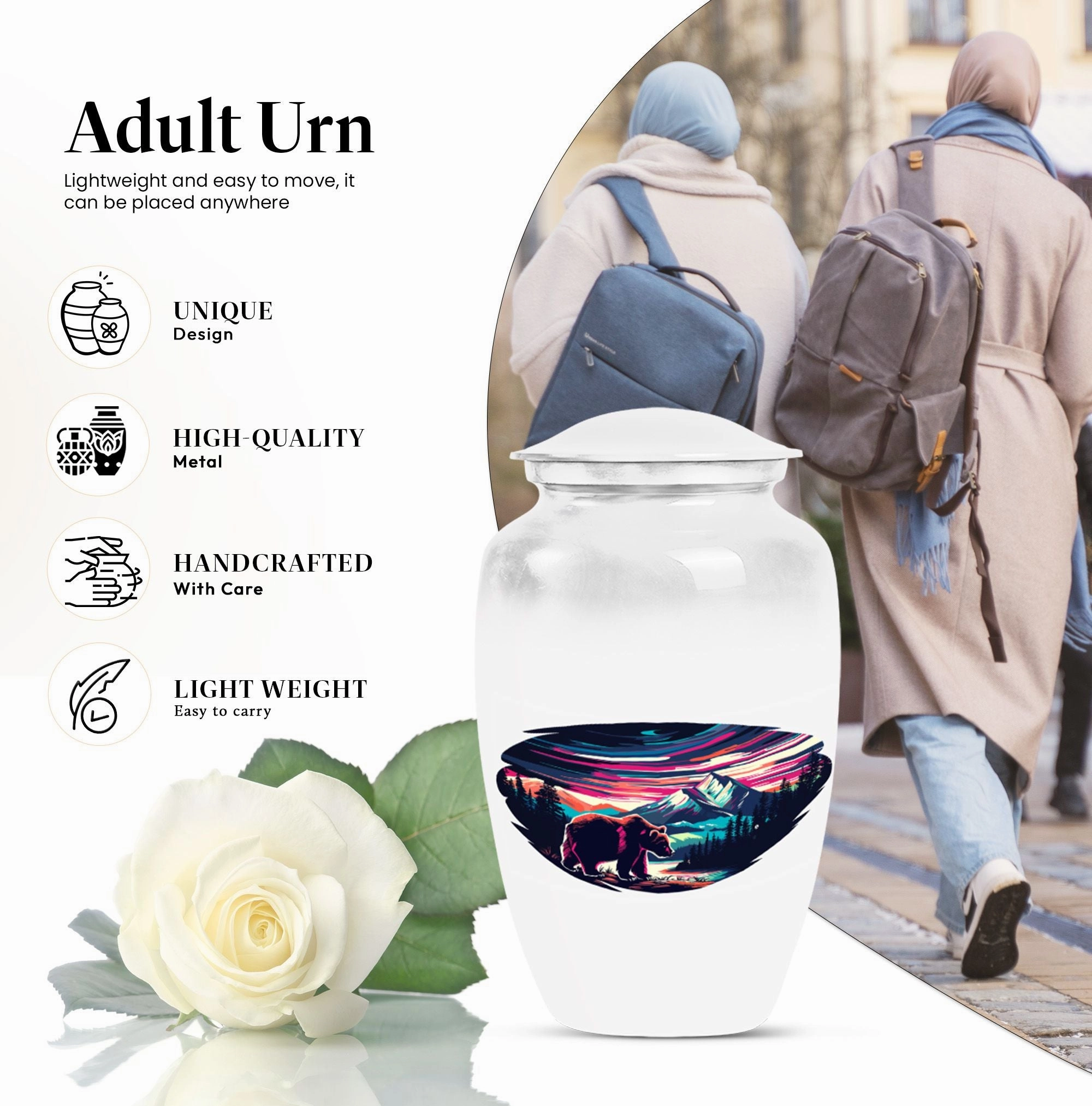 Lasting Sentiment Bear Urn - An Eternal Remembrance Memorial