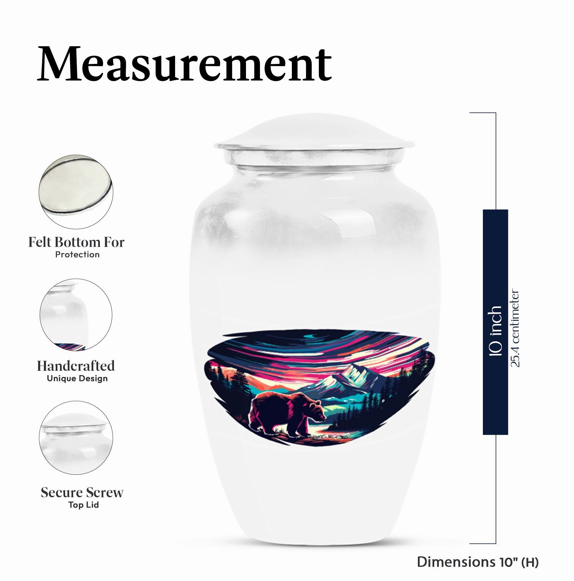 Lasting Sentiment Bear Urn - An Eternal Remembrance Memorial