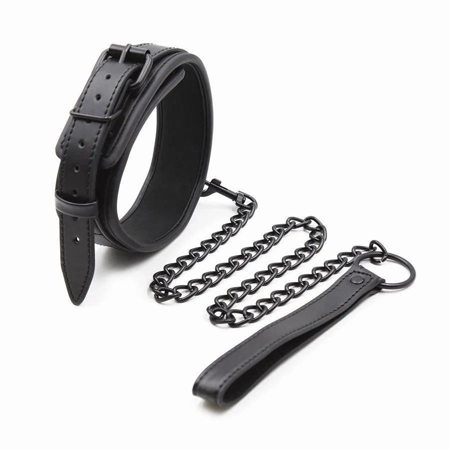 Leather BDSM Collar for Submissives