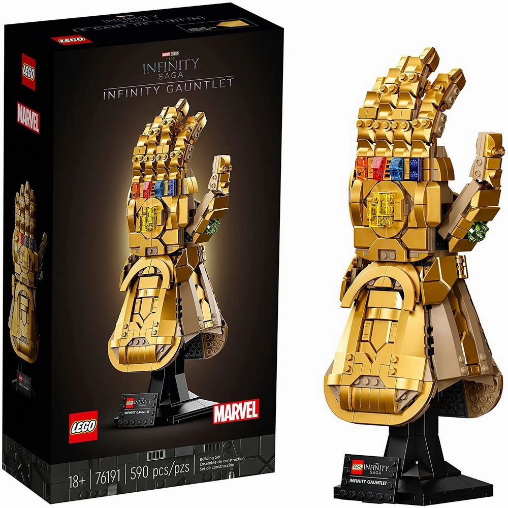 LEGO 76191 Marvel Infinity Gauntlet Collectible Building Kit, Multicolor