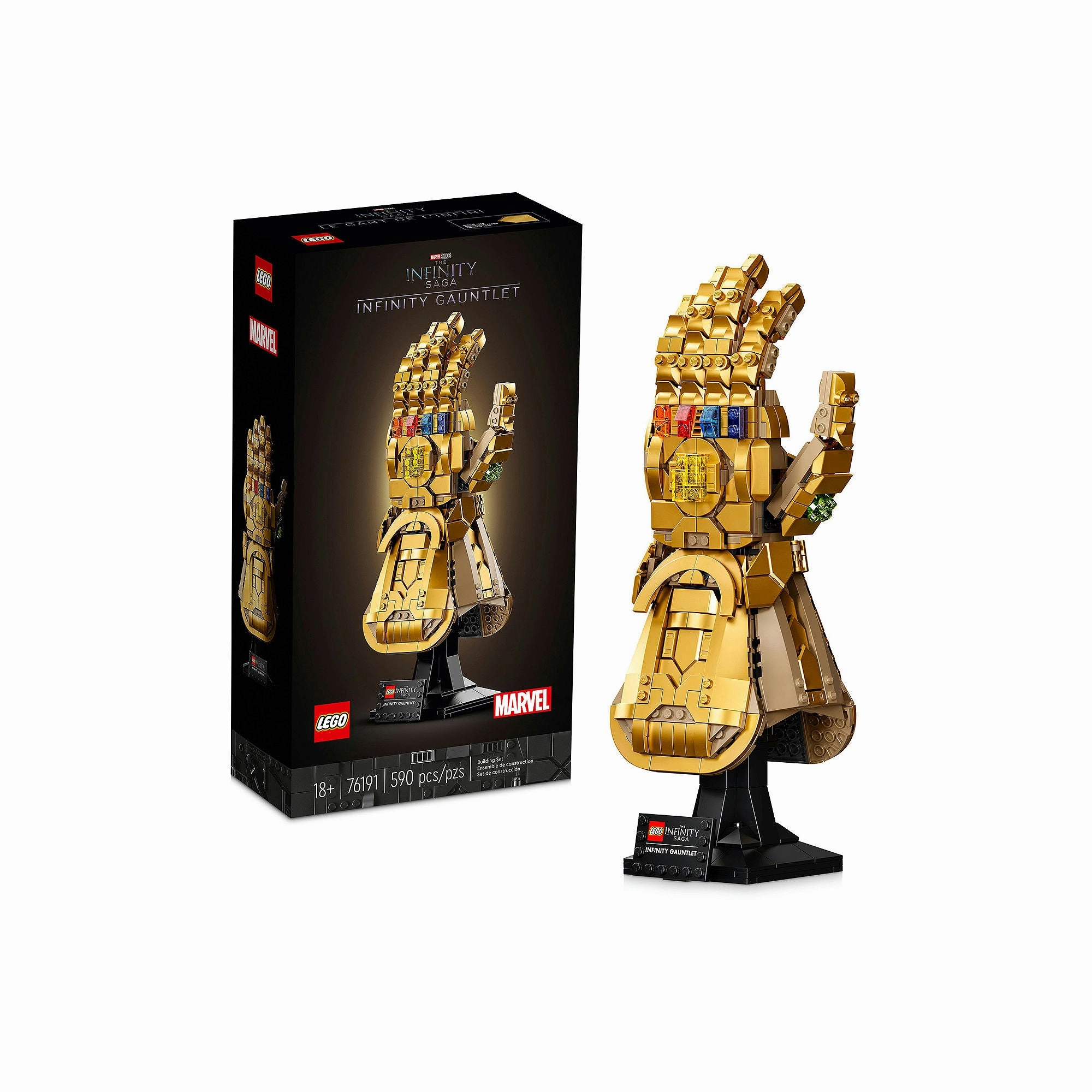 LEGO 76191 Marvel Infinity Gauntlet Collectible Building Kit, Multicolor