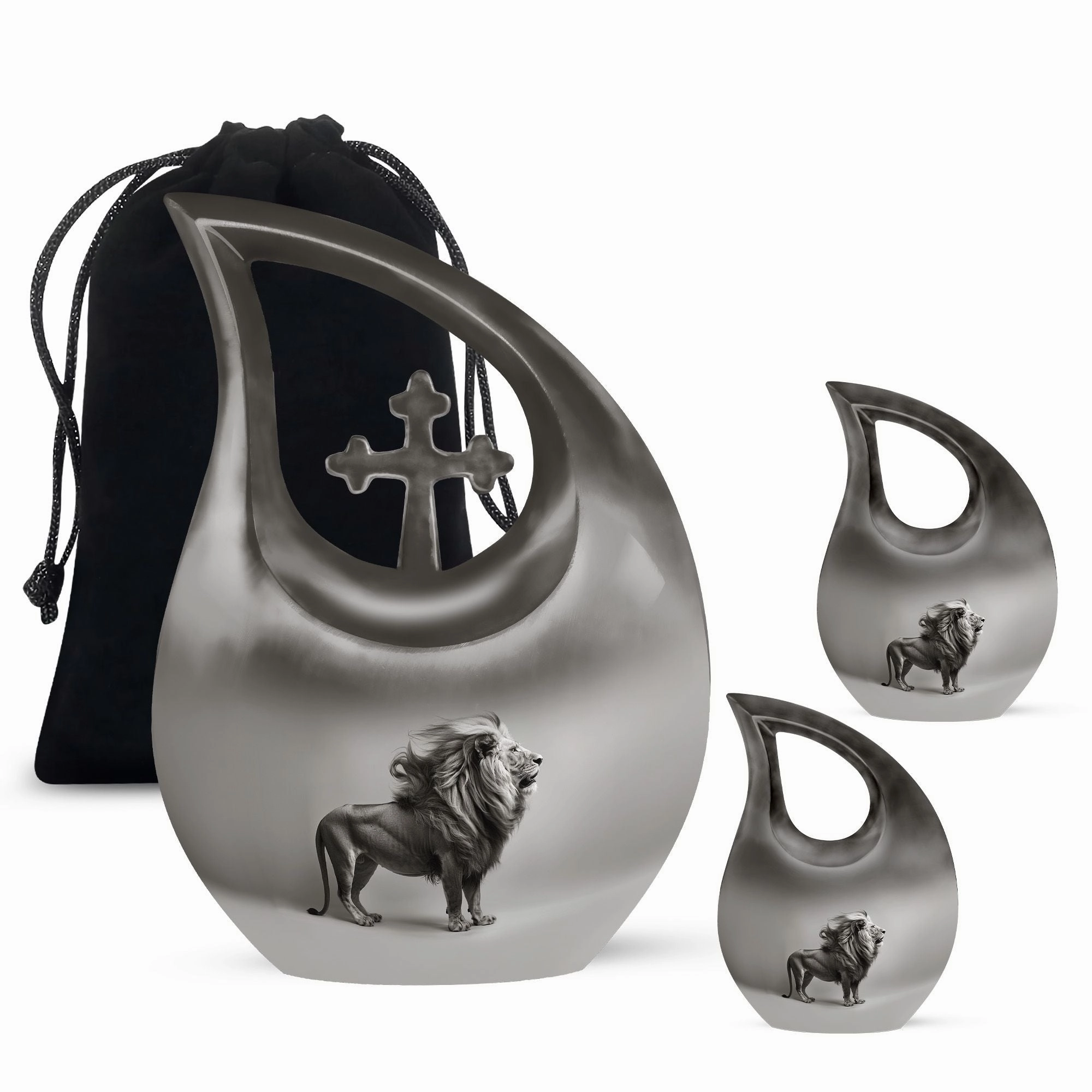 Lion Urn  -  Memorial Urn for Adult Human Ashes