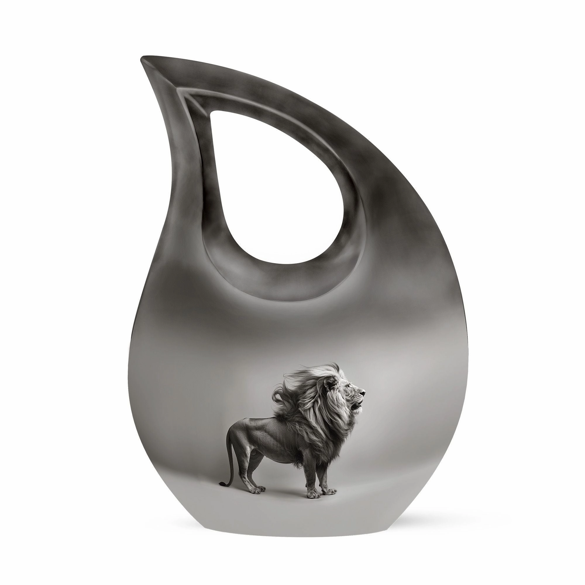 Lion Urn  -  Memorial Urn for Adult Human Ashes