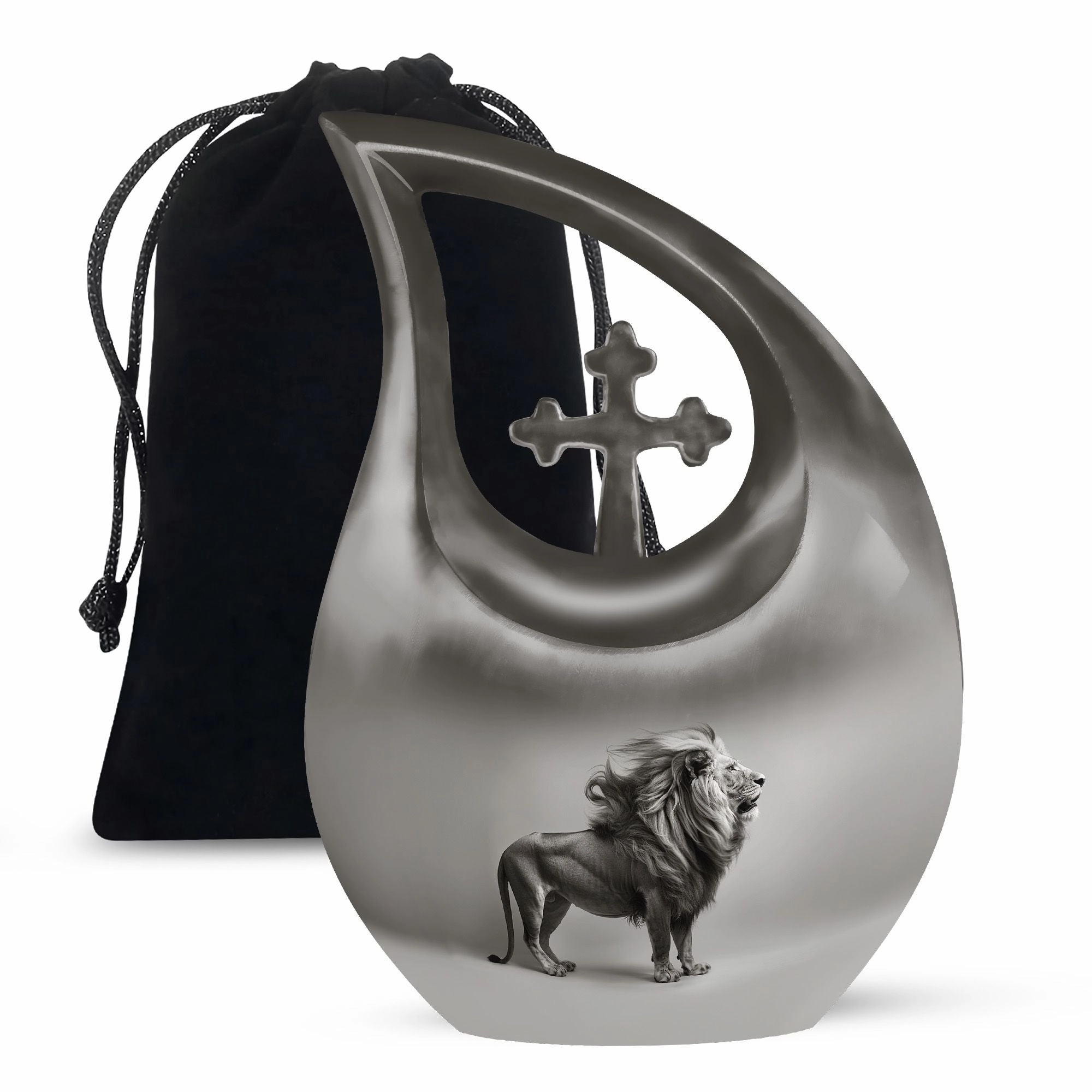 Lion Urn  -  Memorial Urn for Adult Human Ashes