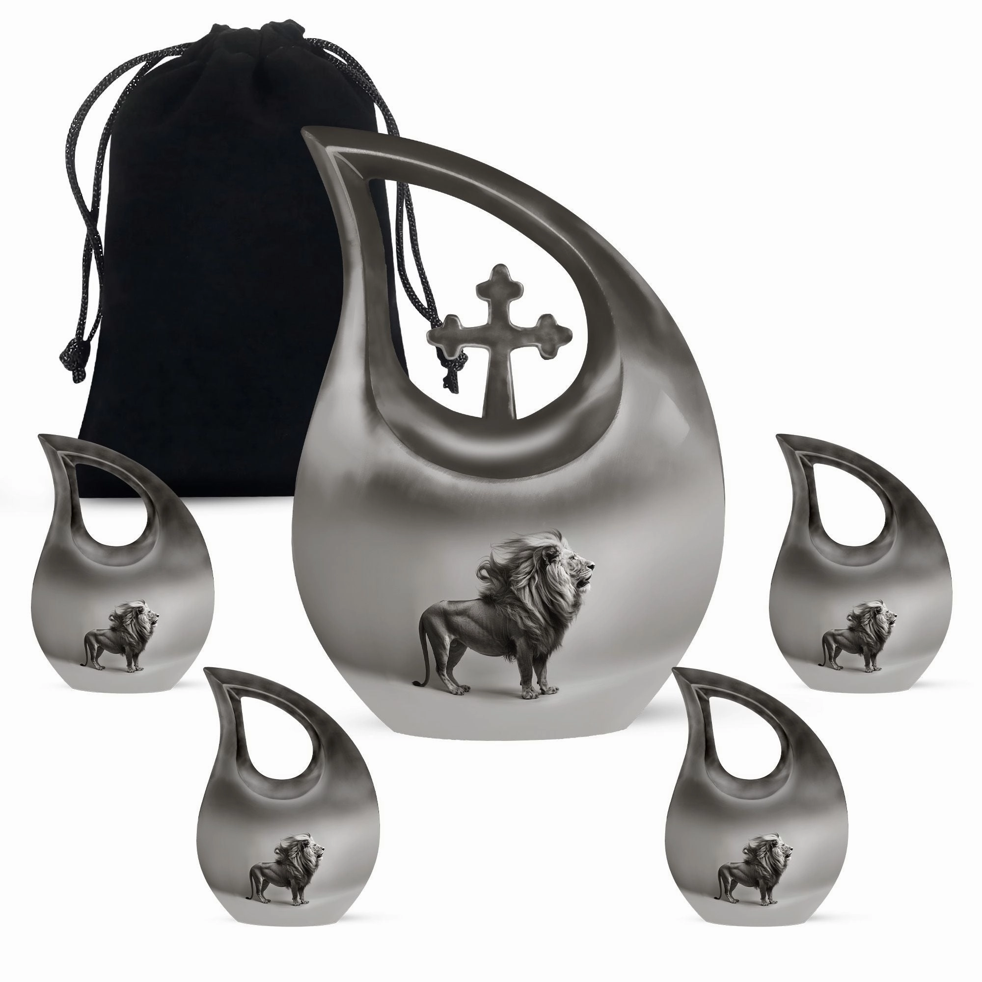 Lion Urn  -  Memorial Urn for Adult Human Ashes
