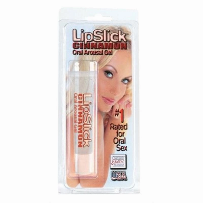 Lipslick Cinnamon Oral Arousal Gel - Clear Edible Warm and Tingly