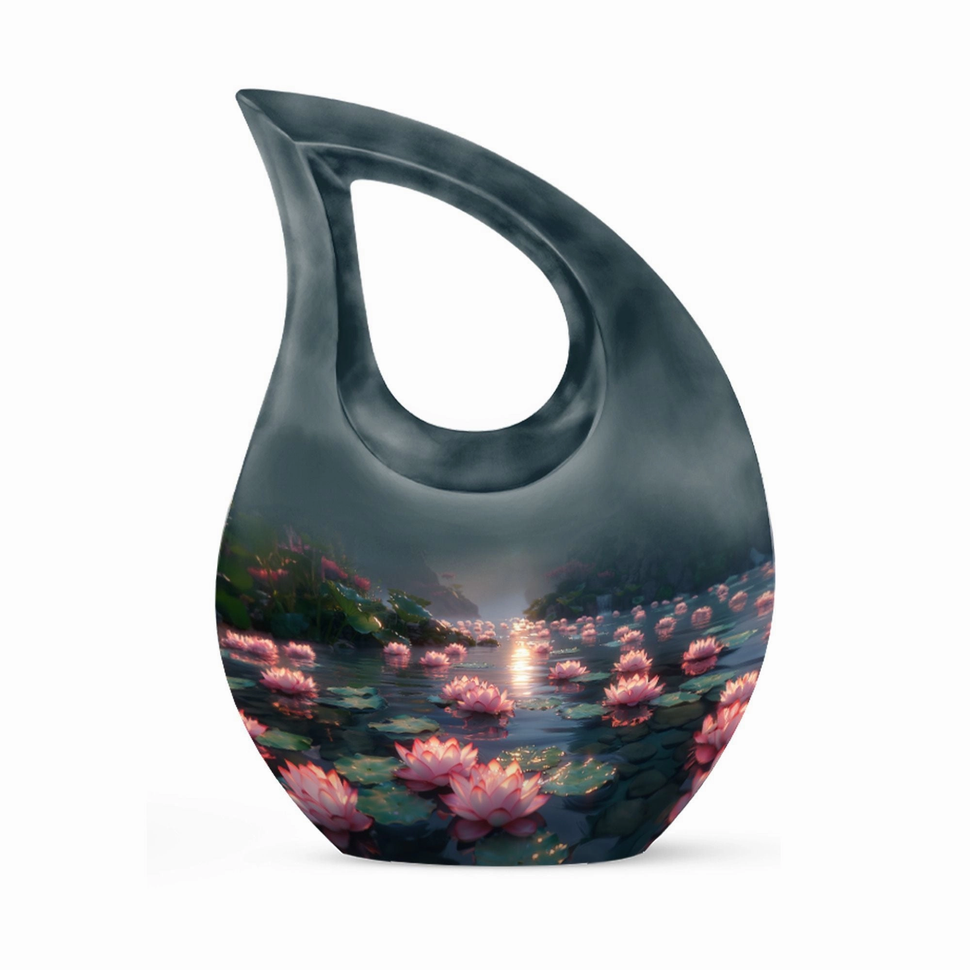 Lotus Urn: Adult Cremation Urn For Human Ashes Remans