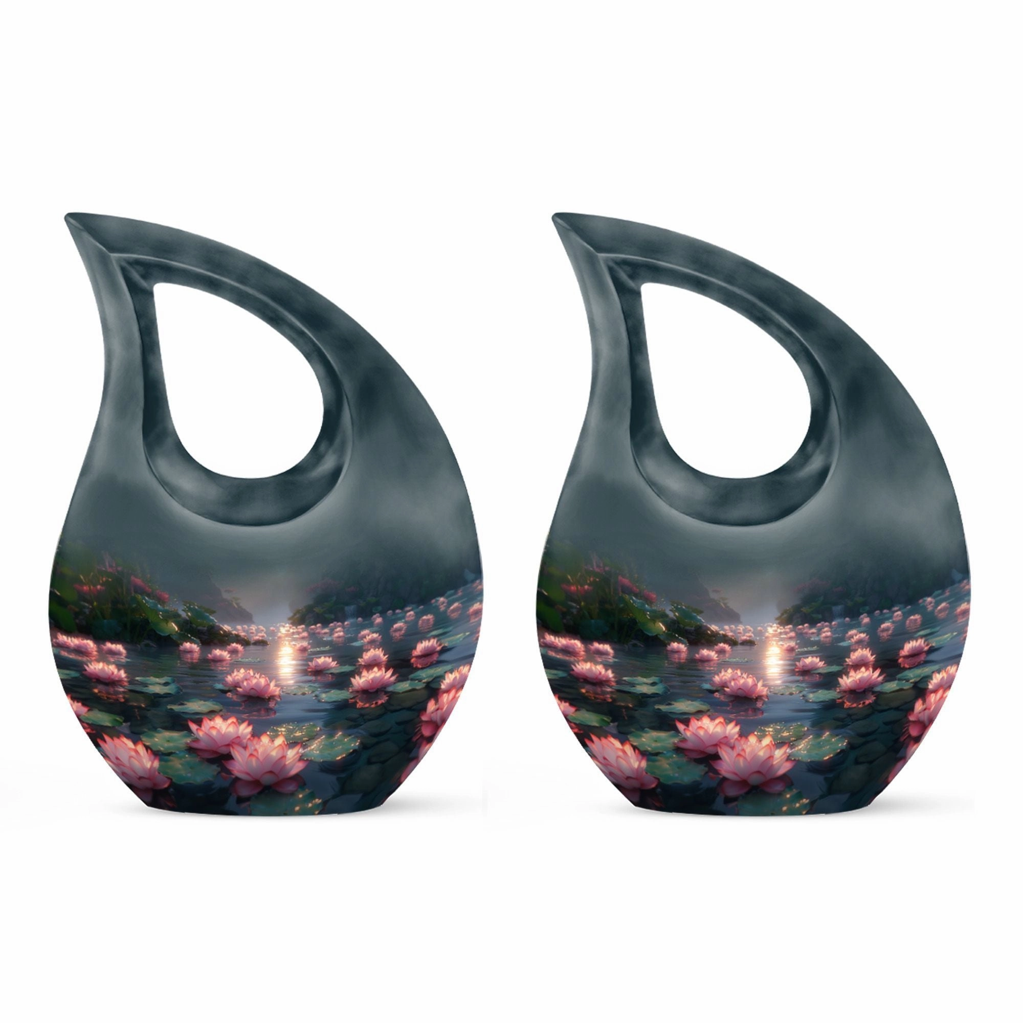 Lotus Urn: Adult Cremation Urn For Human Ashes Remans