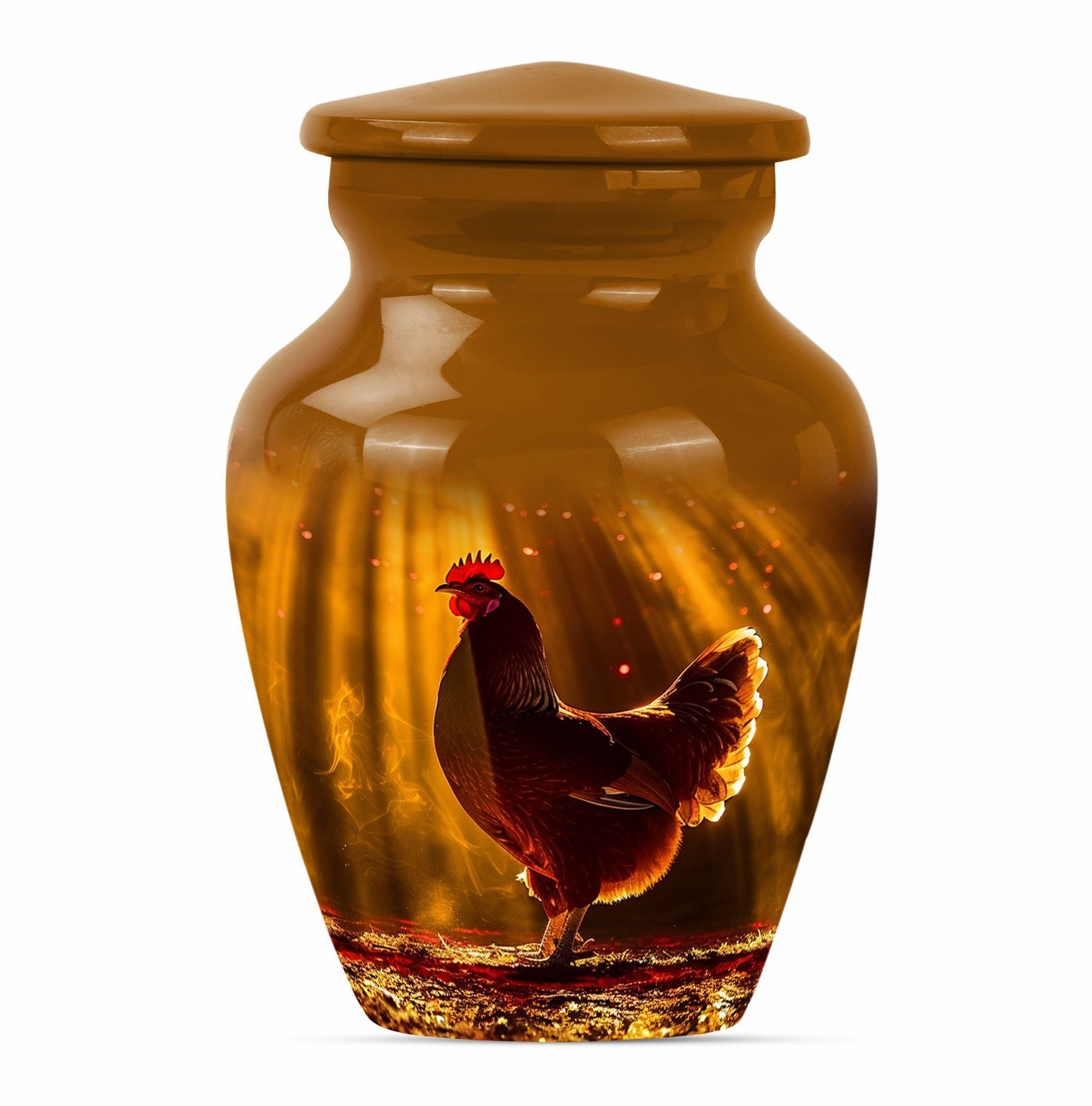 Loving Remembrance Chicken Urn For Storing Adult Human Ashes
