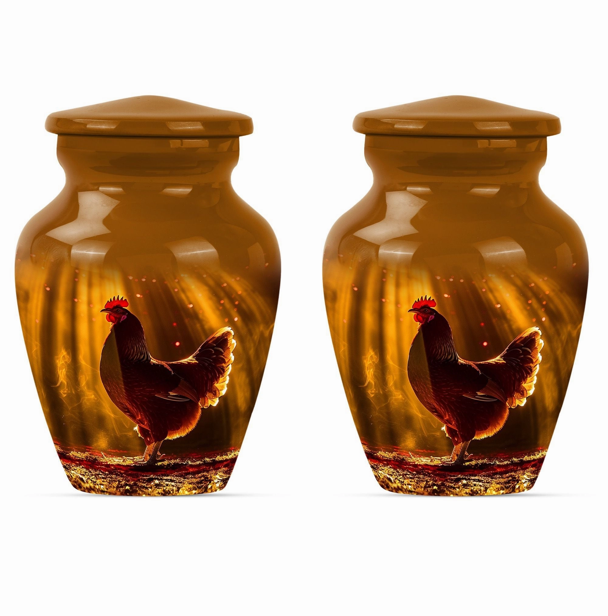 Loving Remembrance Chicken Urn For Storing Adult Human Ashes