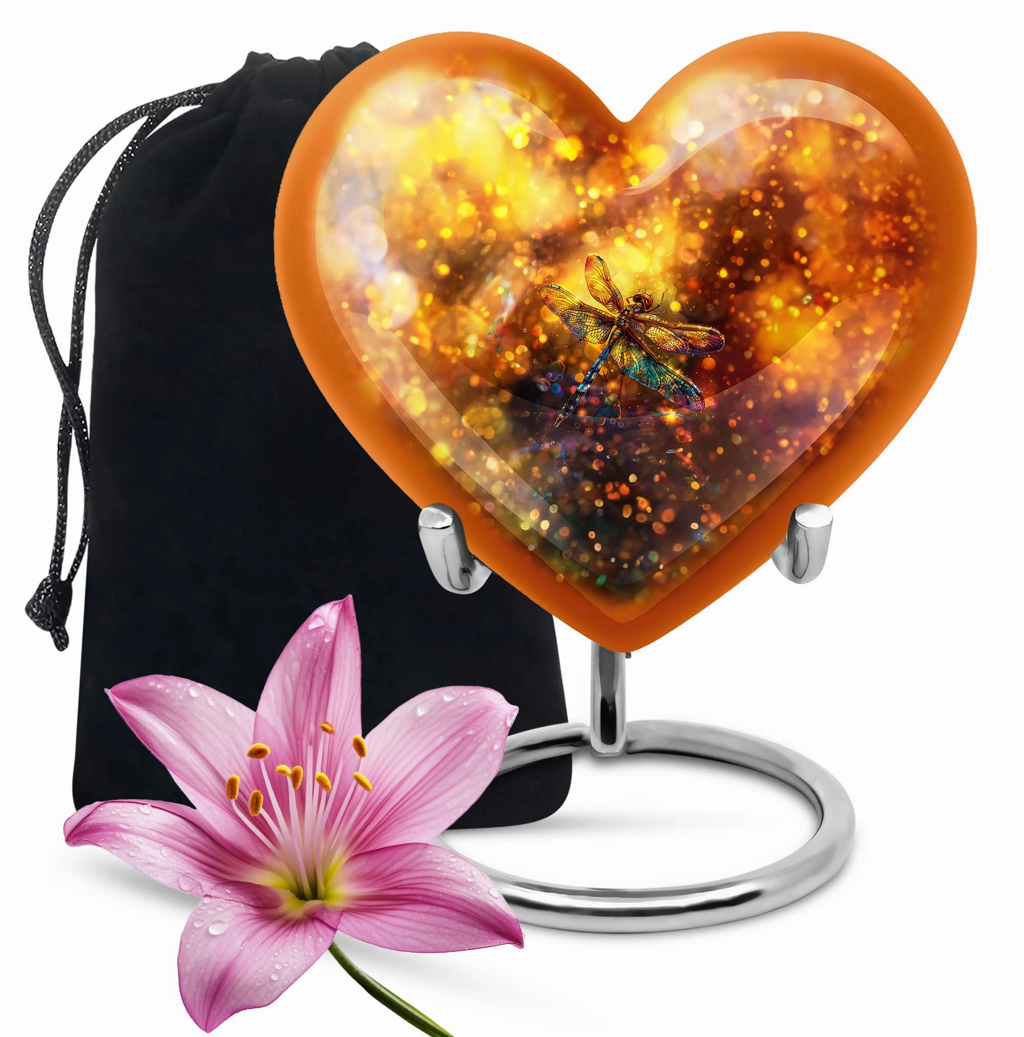 Luminous Northern Lights: Burial Cremation Urn for Farewell