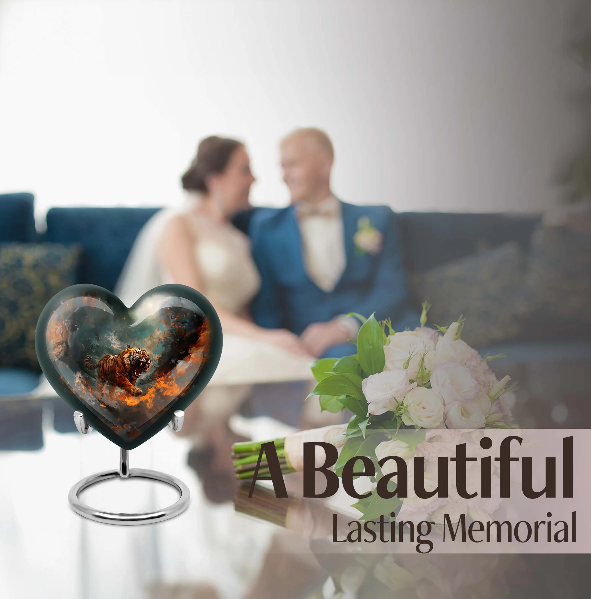 Majesty Tiger Cremation Urn - Lasting Tribute for Adult Male