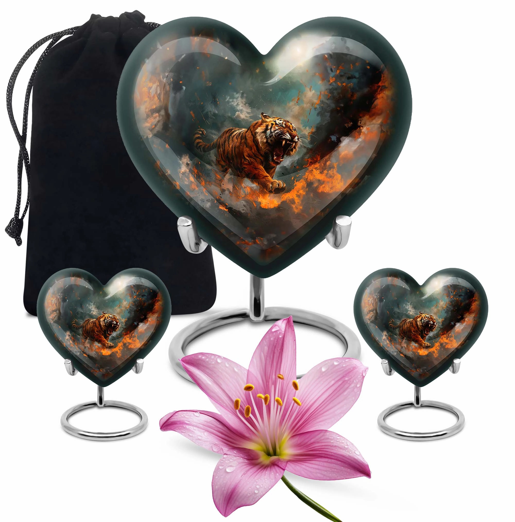 Majesty Tiger Cremation Urn - Lasting Tribute for Adult Male