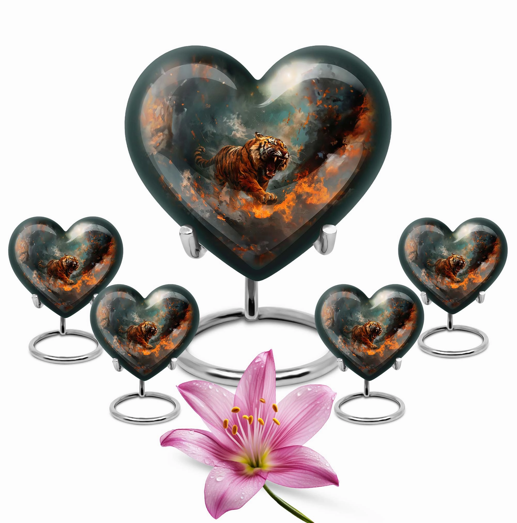 Majesty Tiger Cremation Urn - Lasting Tribute for Adult Male