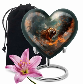 Majesty Tiger Cremation Urn - Lasting Tribute for Adult Male