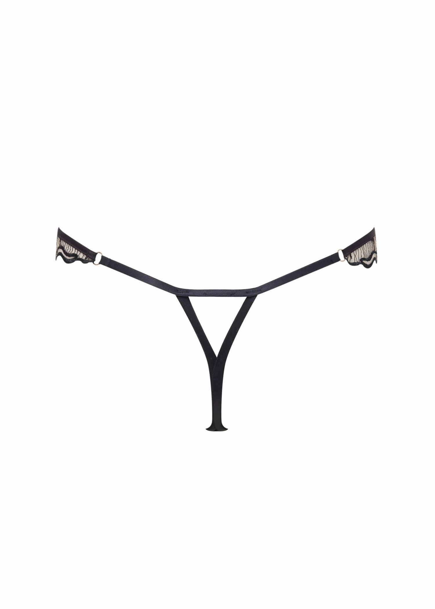 Marabel Thong (Black/Sheer)