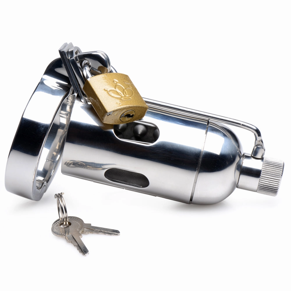Master Series - Spiked Chamber Chastity Cage