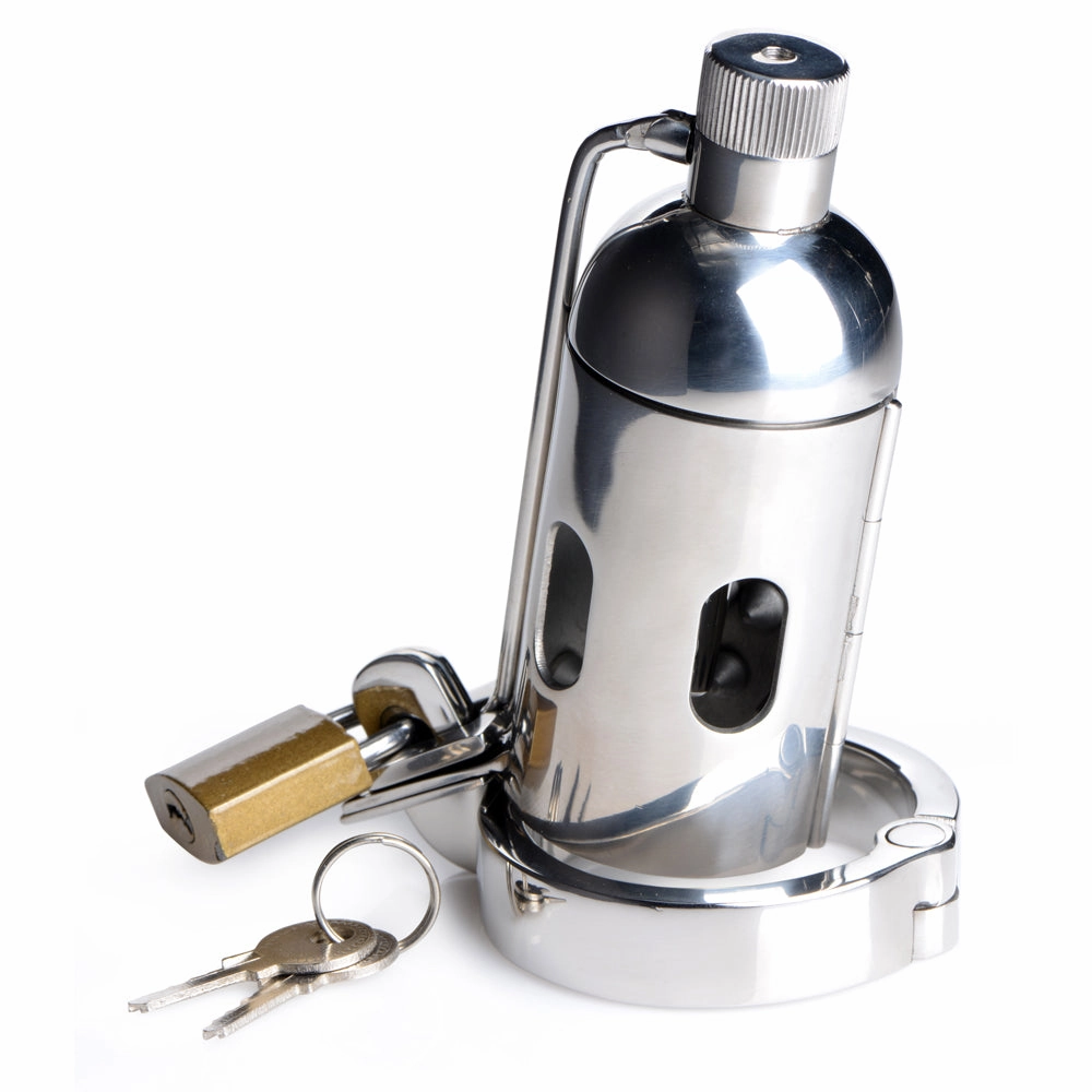 Master Series - Spiked Chamber Chastity Cage