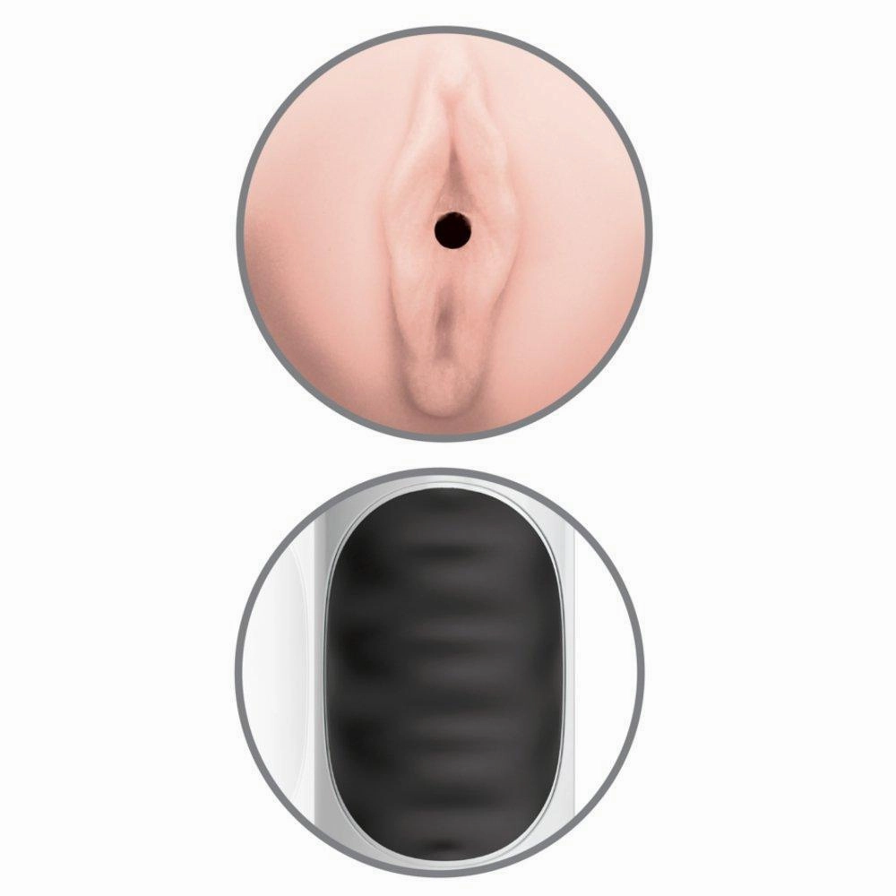 Mega Grip Squeezable Vibrating Pussy Stroker