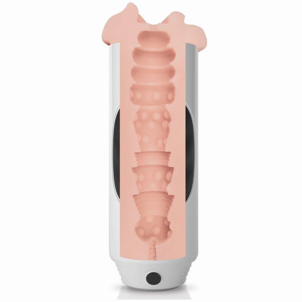 Mega Grip Squeezable Vibrating Pussy Stroker