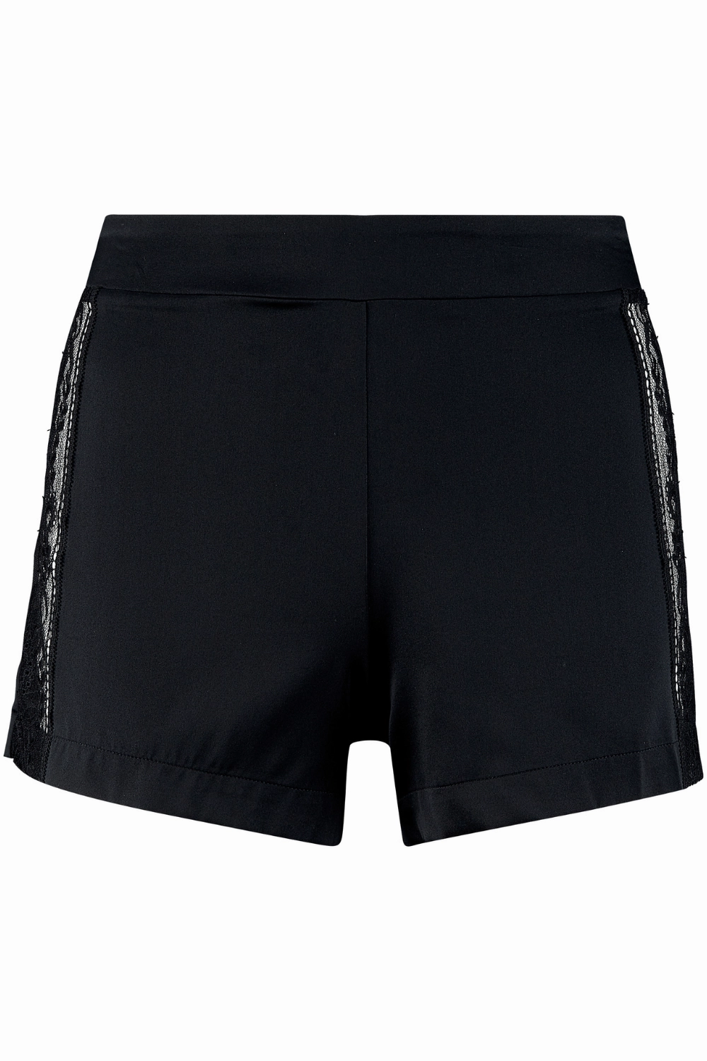 Midnight Whisper Silk Shorts Black
