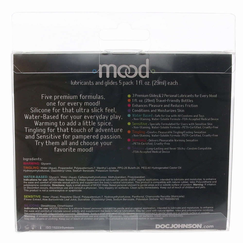 Mood Lubricant Sampler Assorted 5 Pack