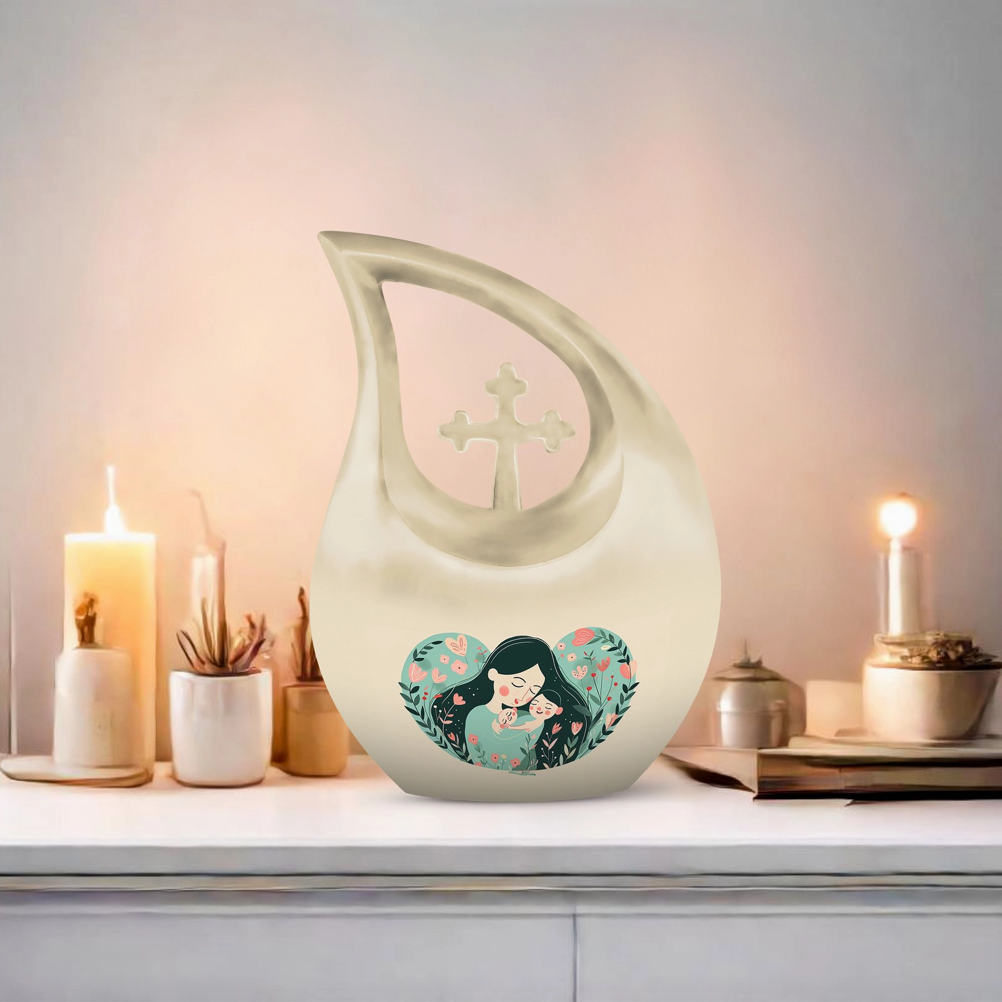 Mother Urn -Adult Cremation Urn For Human Ashes Remans