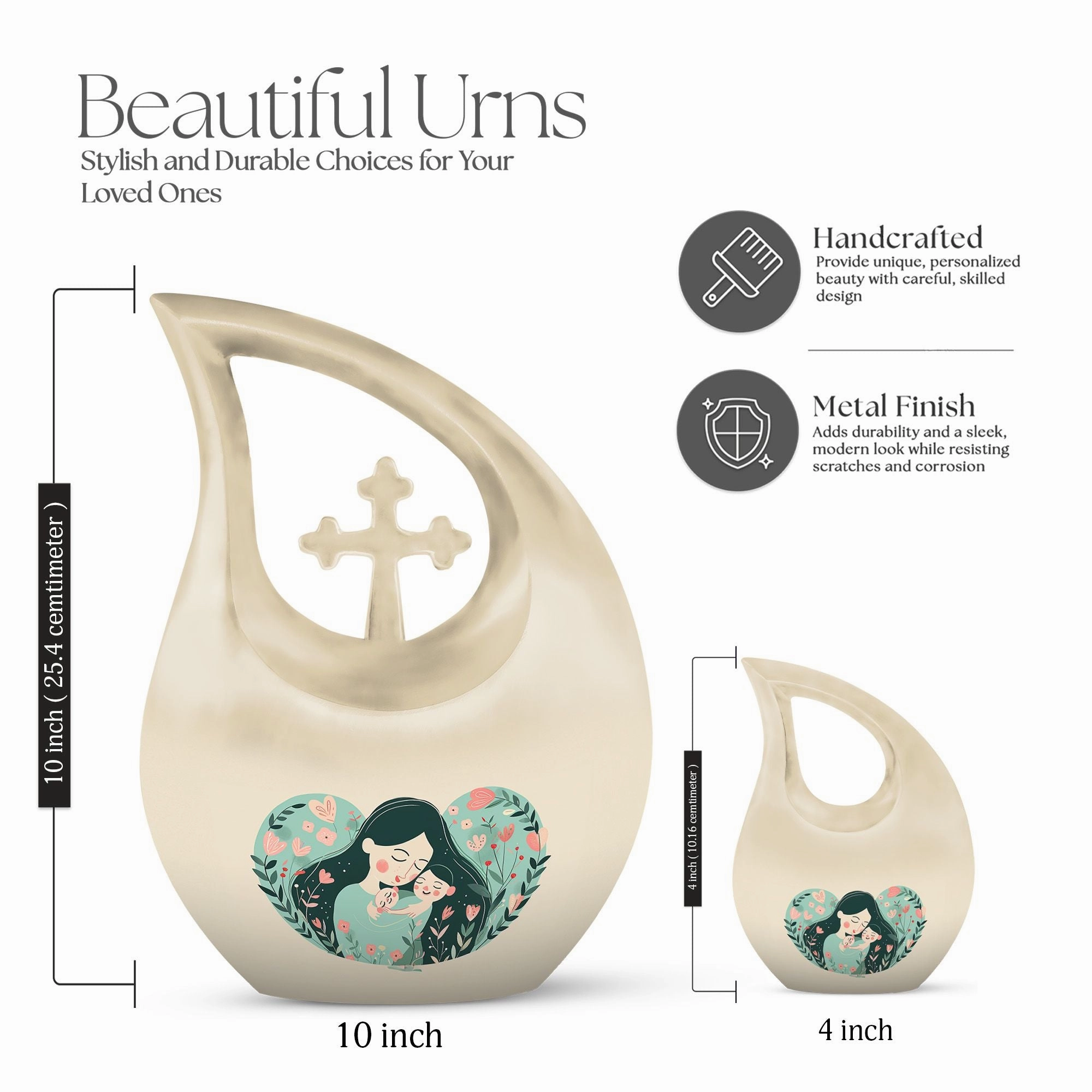 Mother Urn -Adult Cremation Urn For Human Ashes Remans