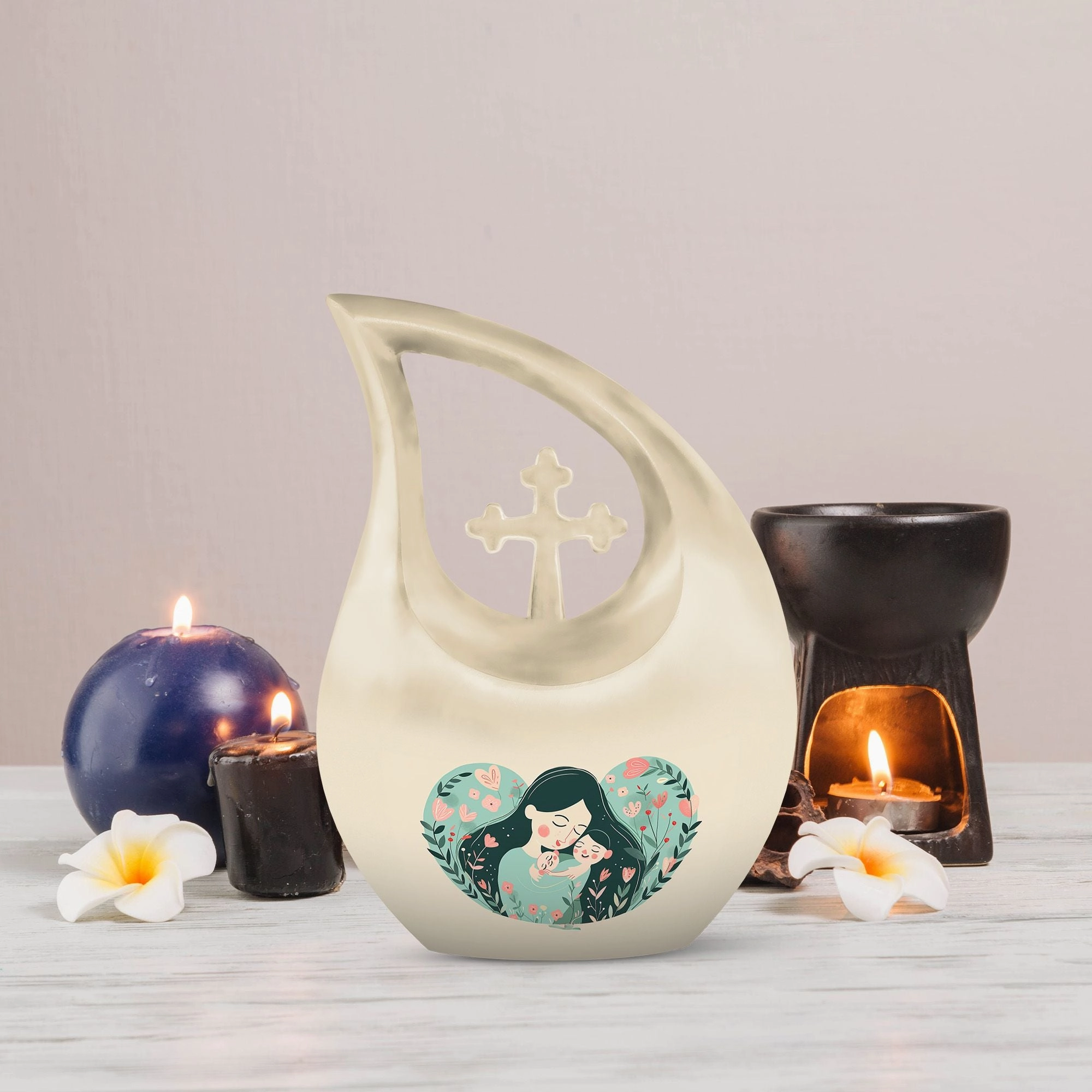 Mother Urn -Adult Cremation Urn For Human Ashes Remans