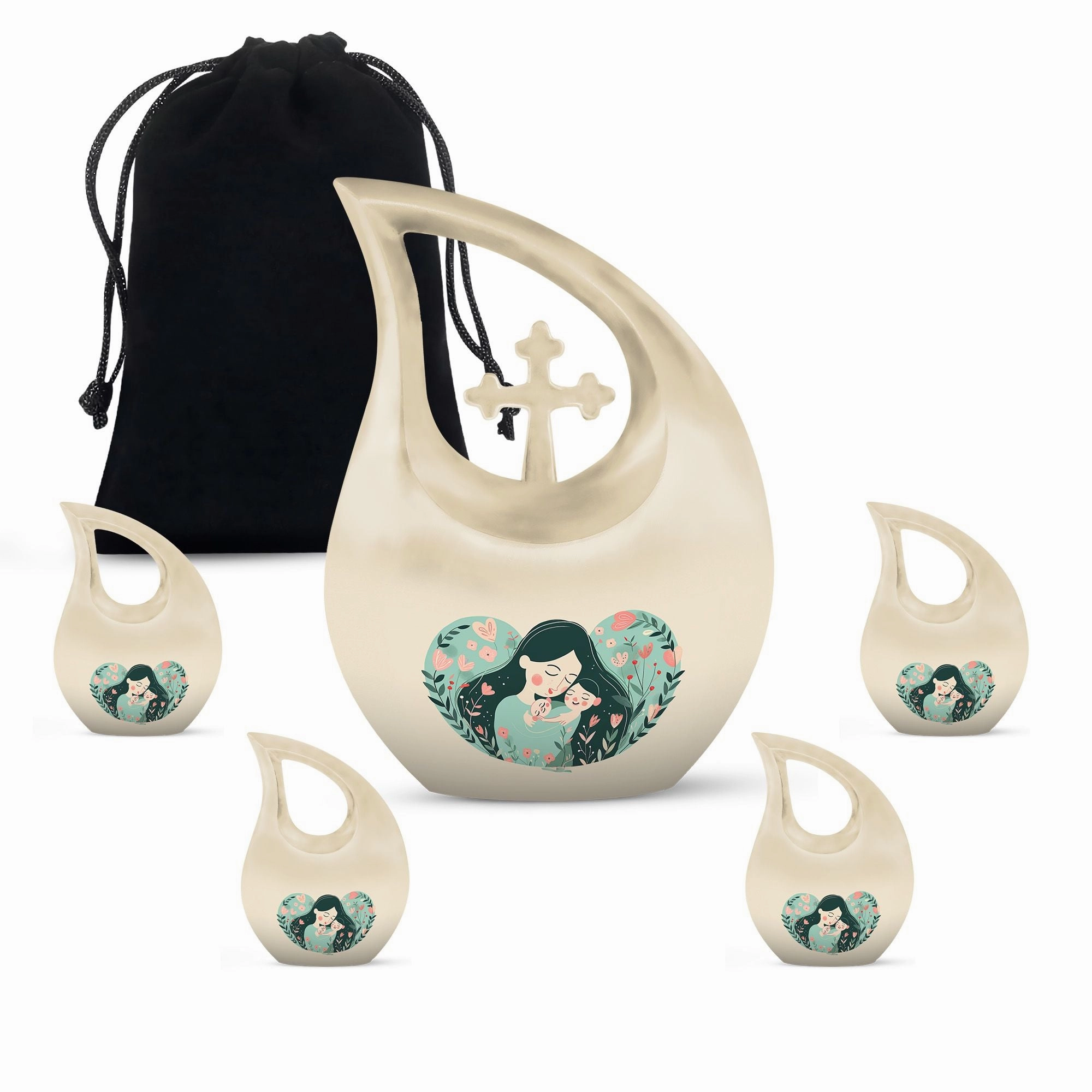 Mother Urn -Adult Cremation Urn For Human Ashes Remans