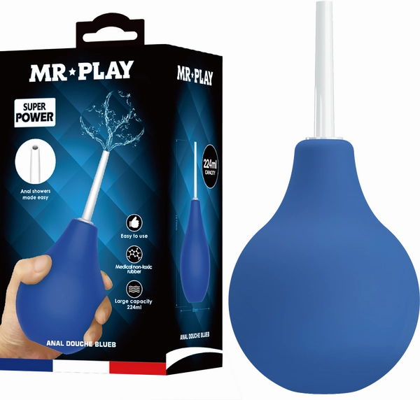 Mr Play Anal Douche Blue Bulb