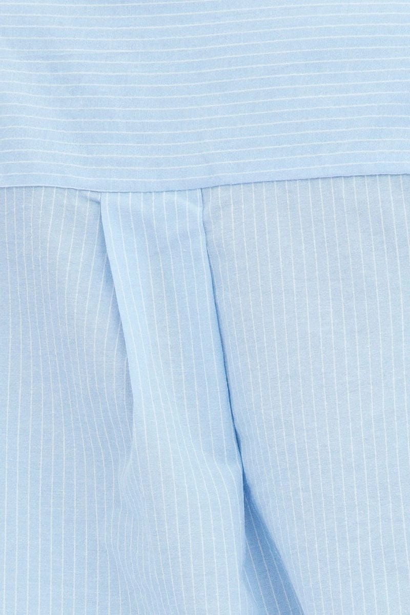 Multi Stripe Stripe Pyjama Piping Button Pj Set