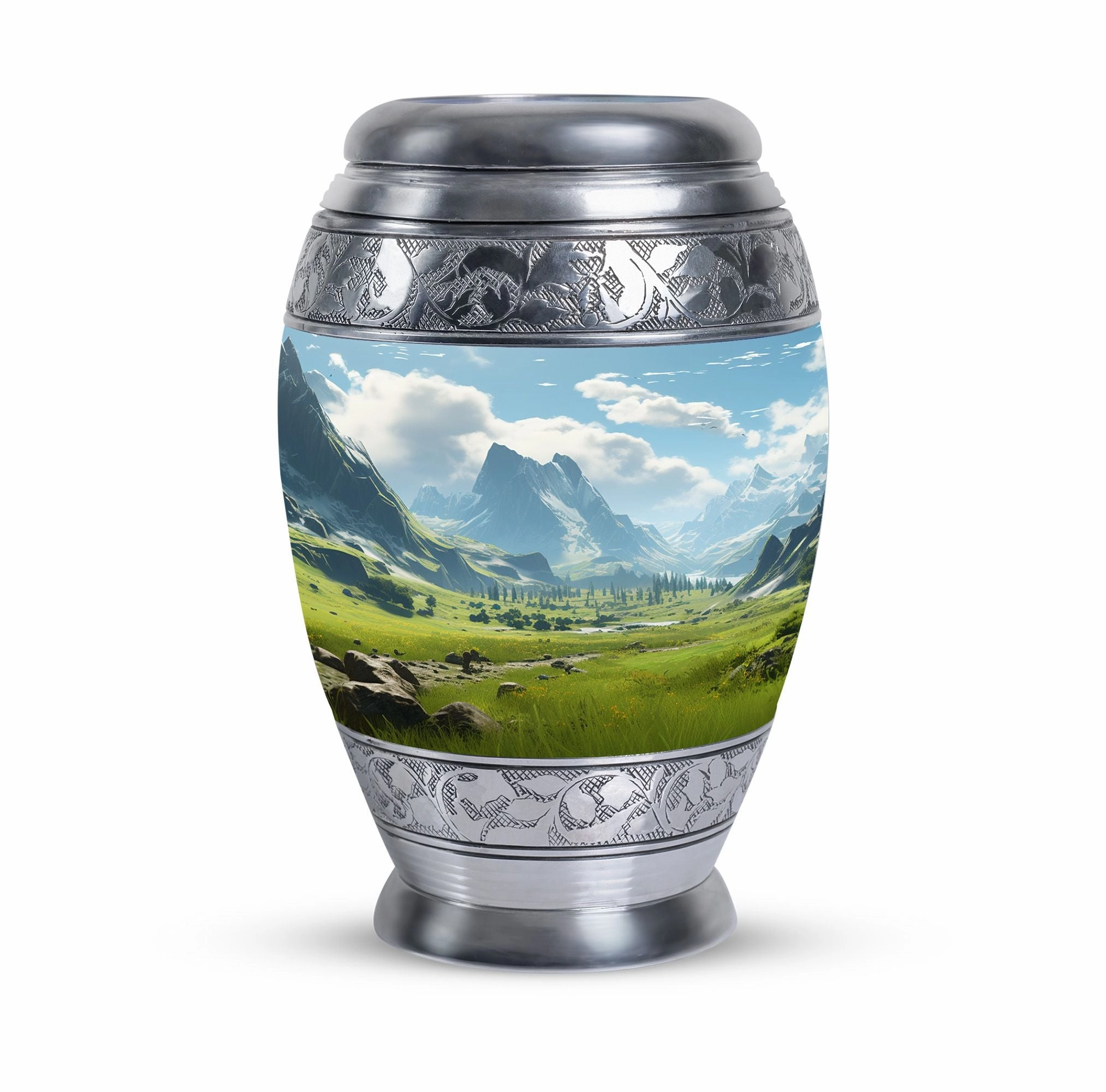 Ocean Waves Elegant Burial Urns for Adult Human Ashes