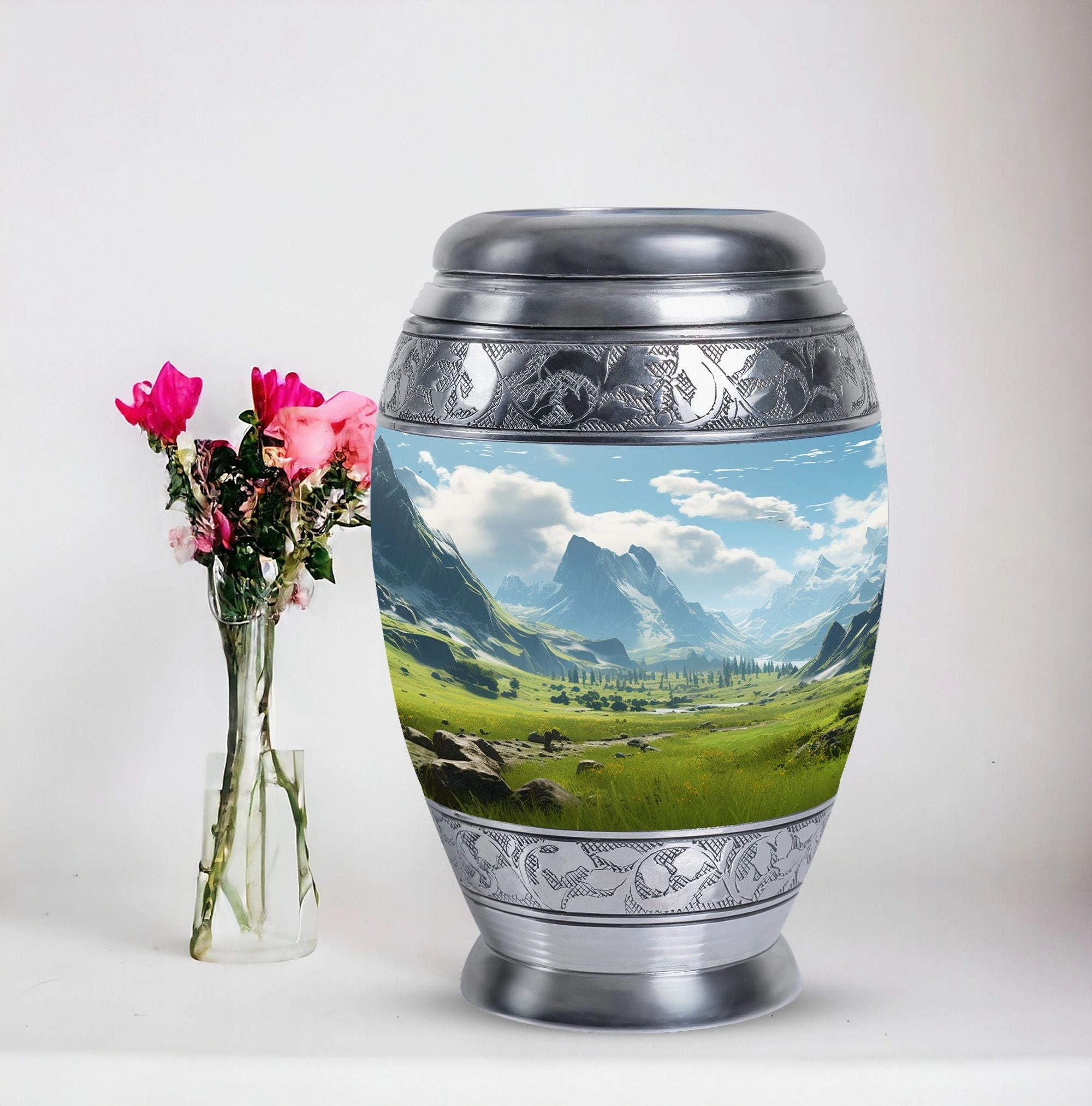 Ocean Waves Elegant Burial Urns for Adult Human Ashes