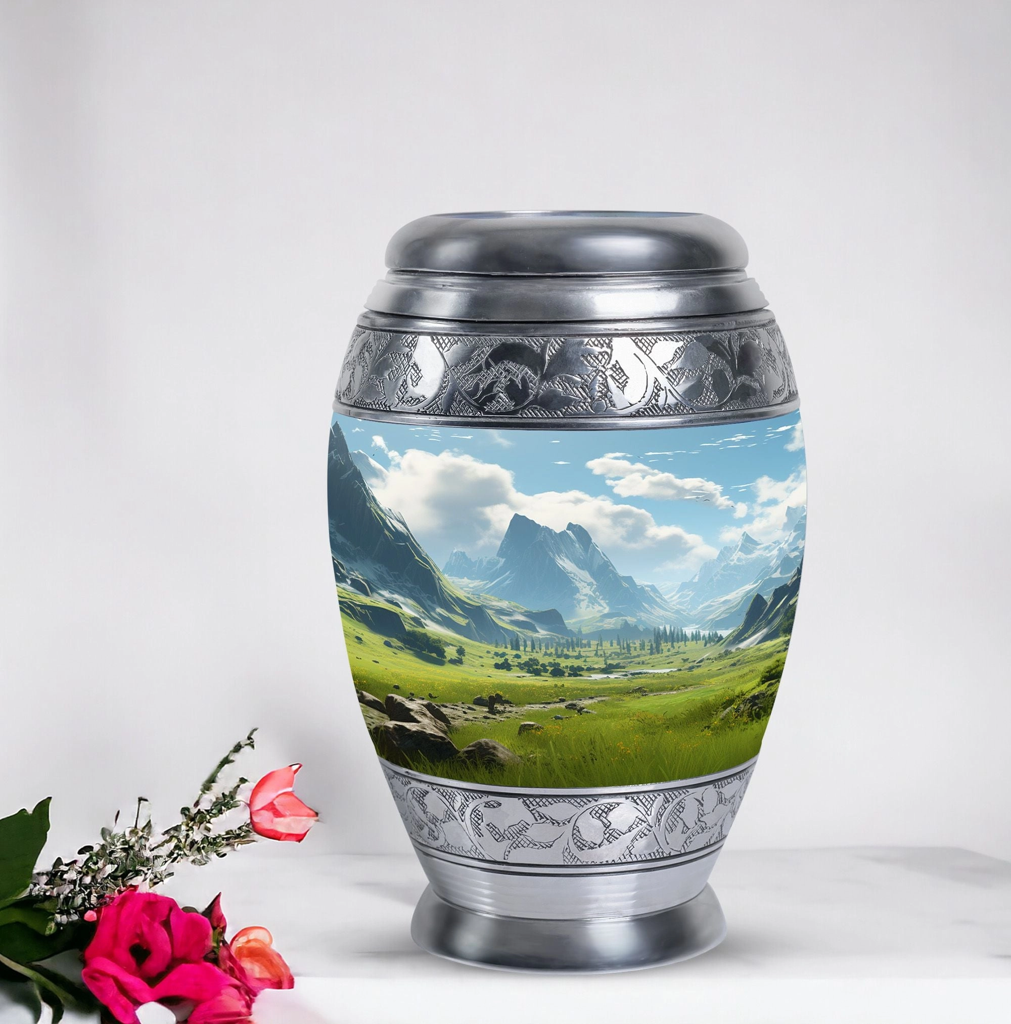 Ocean Waves Elegant Burial Urns for Adult Human Ashes