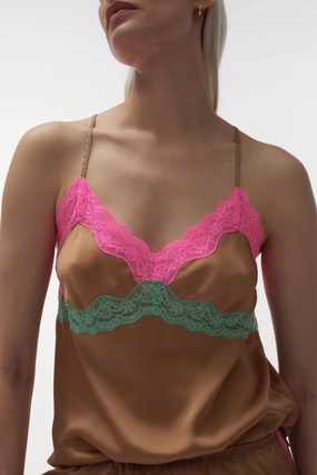 Pandora Satin Camisole, Size XS (UK 6)