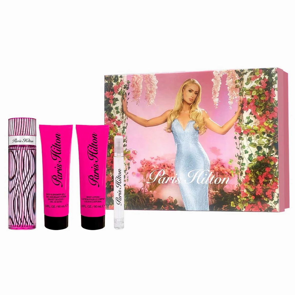 Paris Hilton 100ml EDP 4 Piece Gift Set