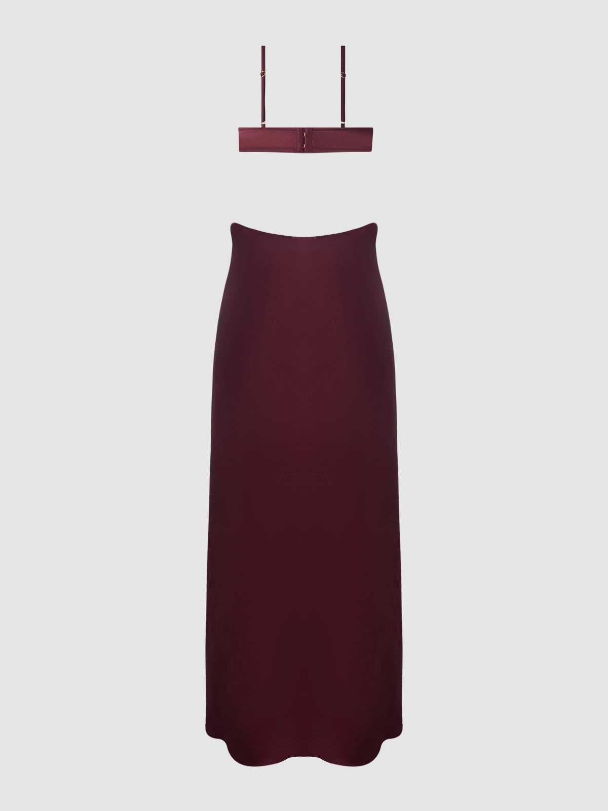 Petra Satin Monowire Cutout Gown