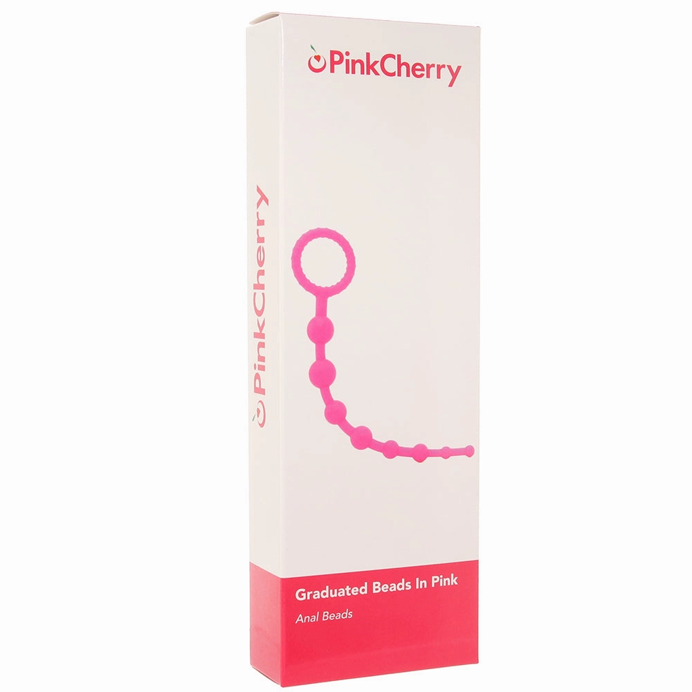 PinkCherry Graduated Anal Beads in Pink