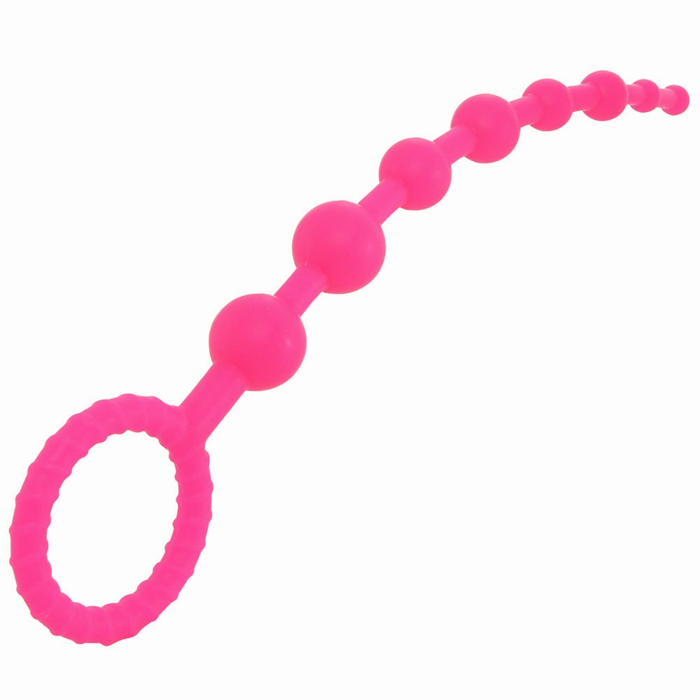 PinkCherry Graduated Anal Beads in Pink