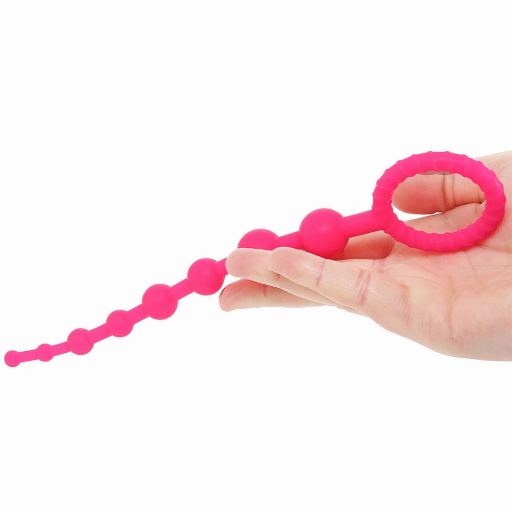 PinkCherry Graduated Anal Beads in Pink