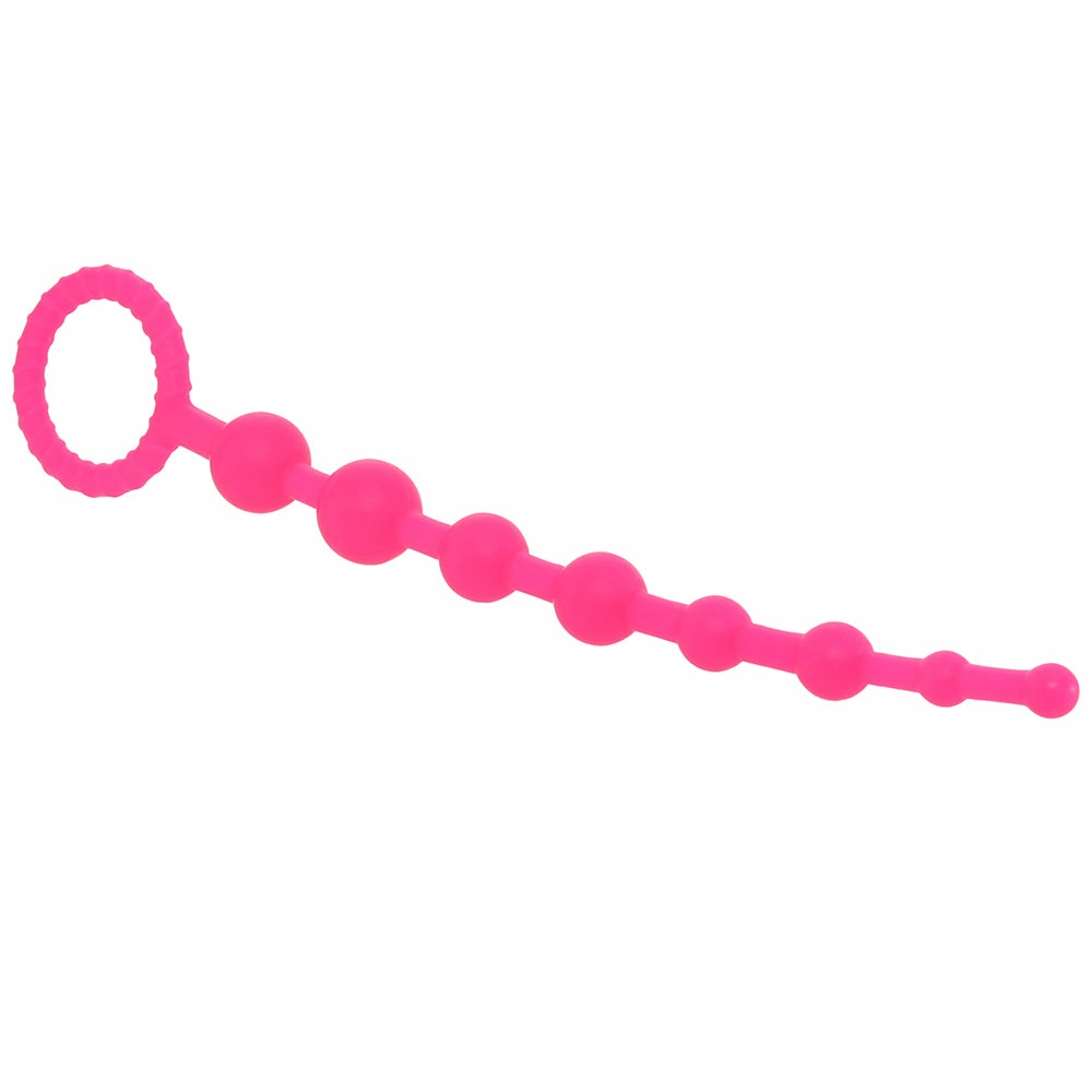 PinkCherry Graduated Anal Beads in Pink