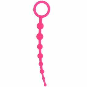 PinkCherry Graduated Anal Beads in Pink